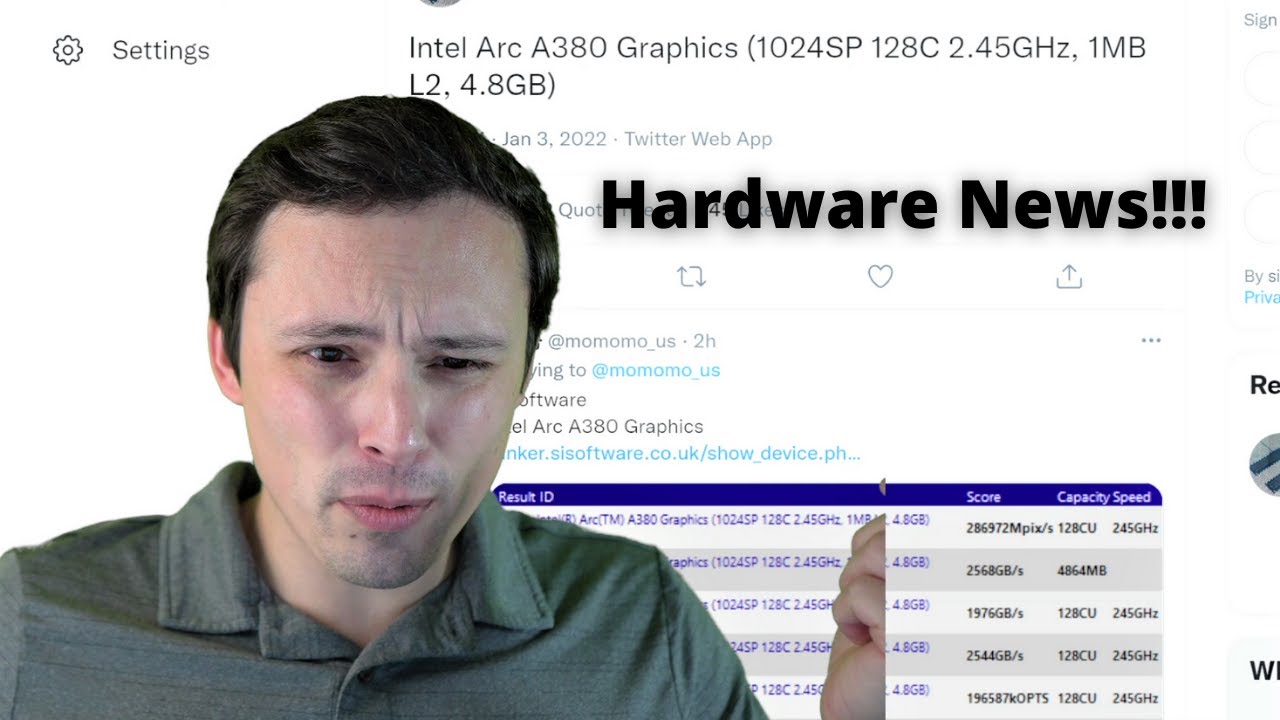 Intel Arc A380 Benchmark and Specs Leak | RTX 3090 Ti model could draw over 1000W!?! | 12400 Cooler