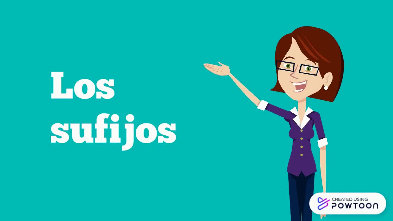 Palabras derivadas: Los sufijos