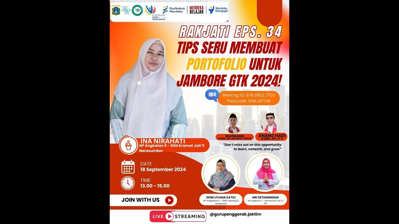 RAKJATI EPISODE 34 - TIPS SERU MEMBUAT PORTOFOLIO UNTUK JAMBORE GTK 2024 #jamboregtk