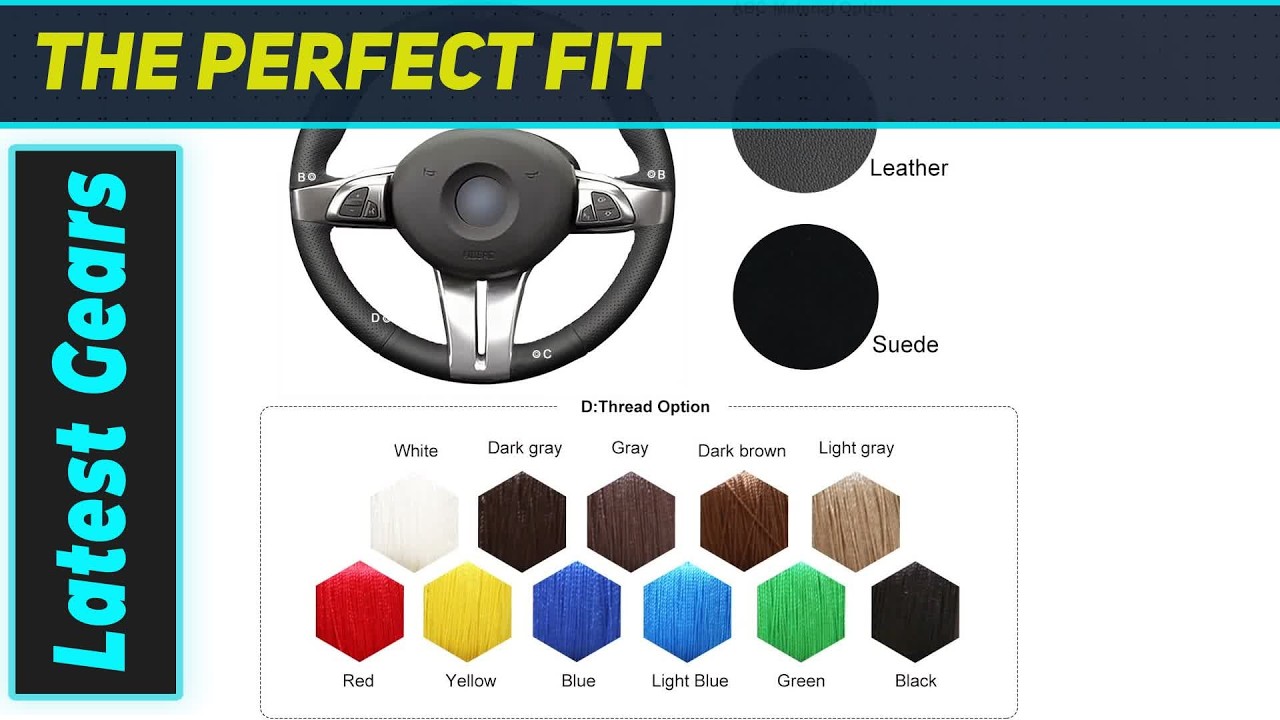 MEWANT BMW Z4 E85 E86 Leather Steering Wheel Cover: Amazing Upgrade!