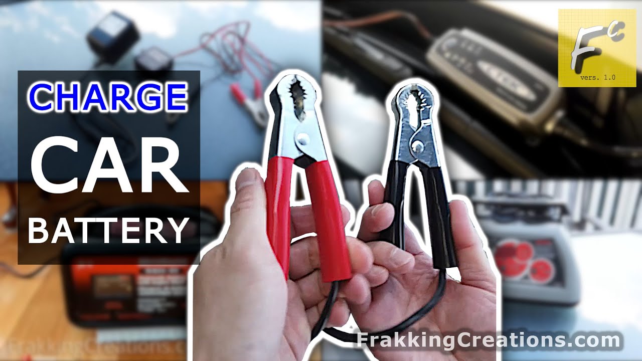 How to Charge a Car Battery - What car battery charger to use, How to connect a car battery charger?