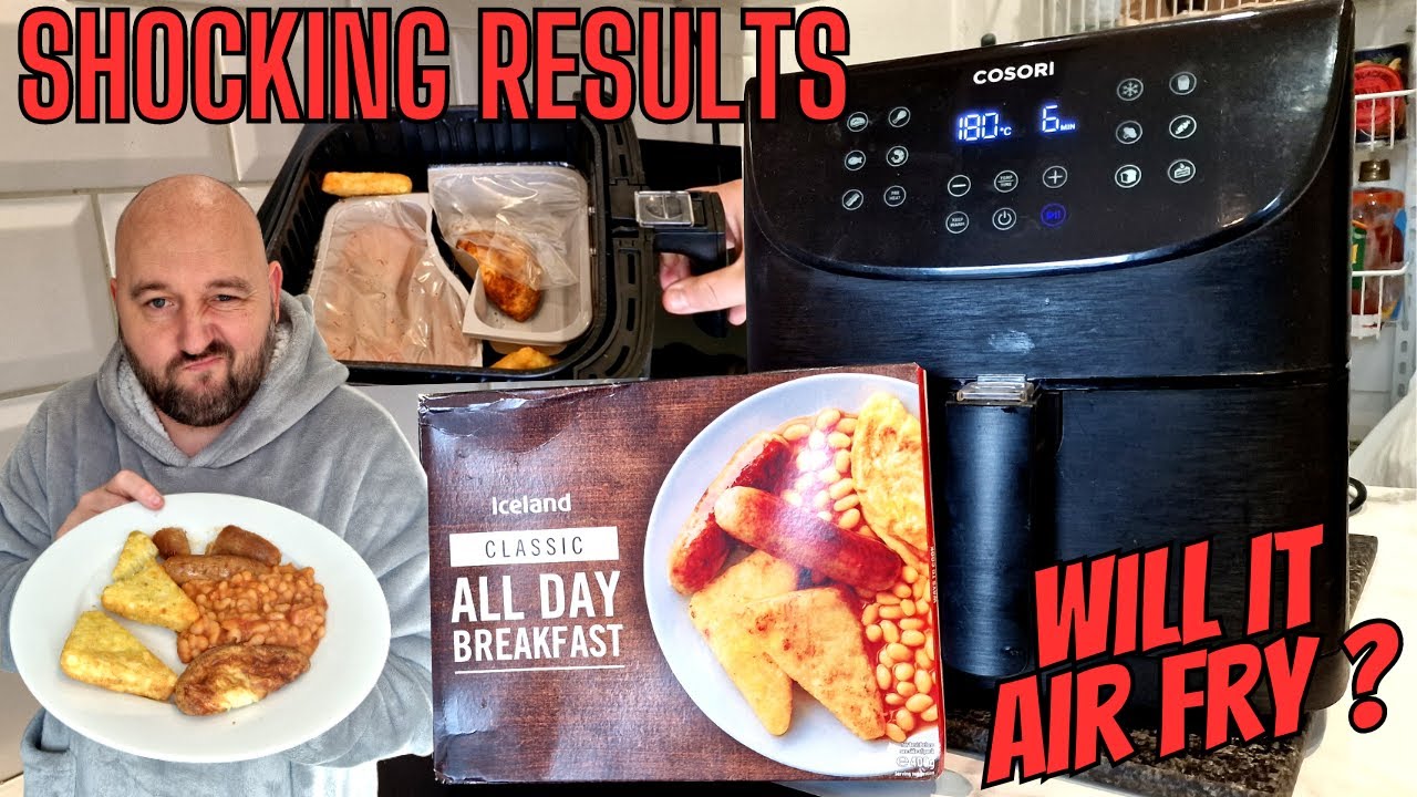 SHOCKING RESULTS cooking this ALL DAY BREAKFAST in the AIR FRYER !!! - Cosori 5.5l Basket Air Fryer!