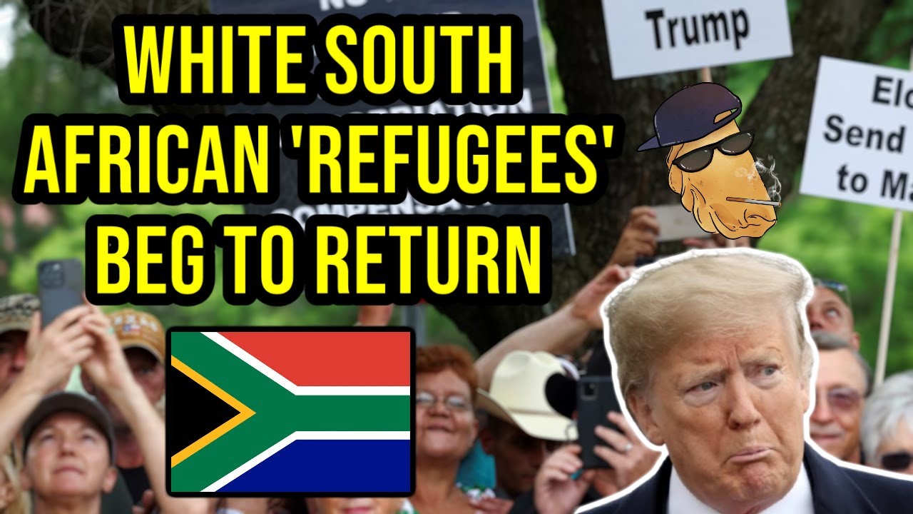 White South African 'Refugees' Beg to Return From USA