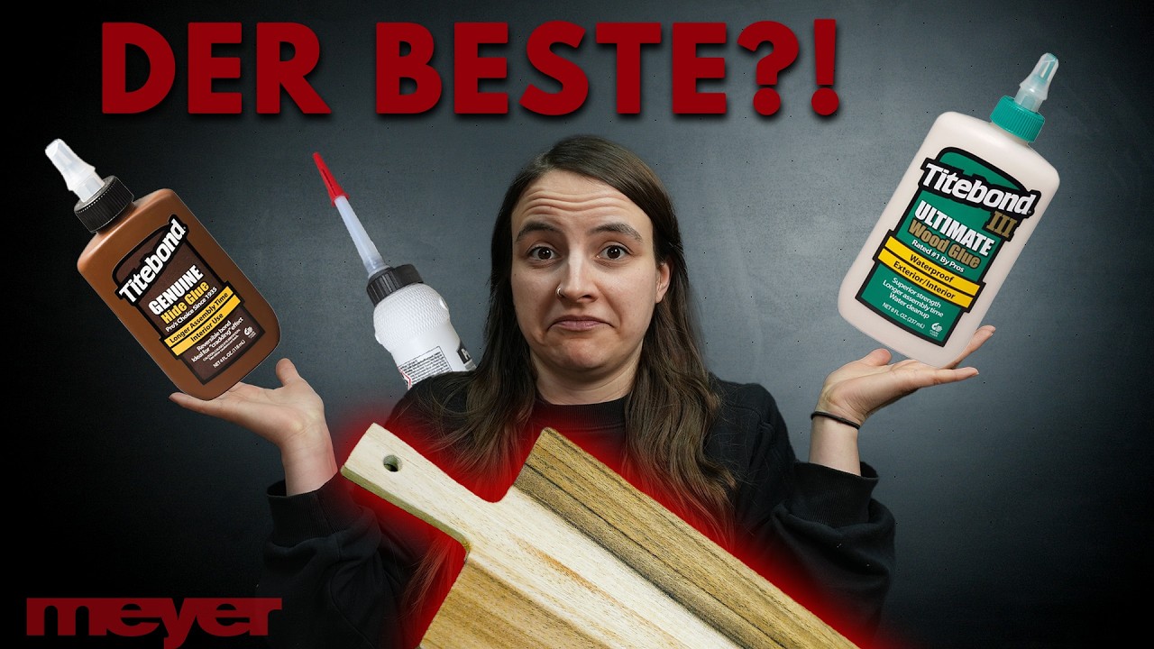 Verleimen ABER RICHTIG! -  Der beste Leim für dein Schneidebrett