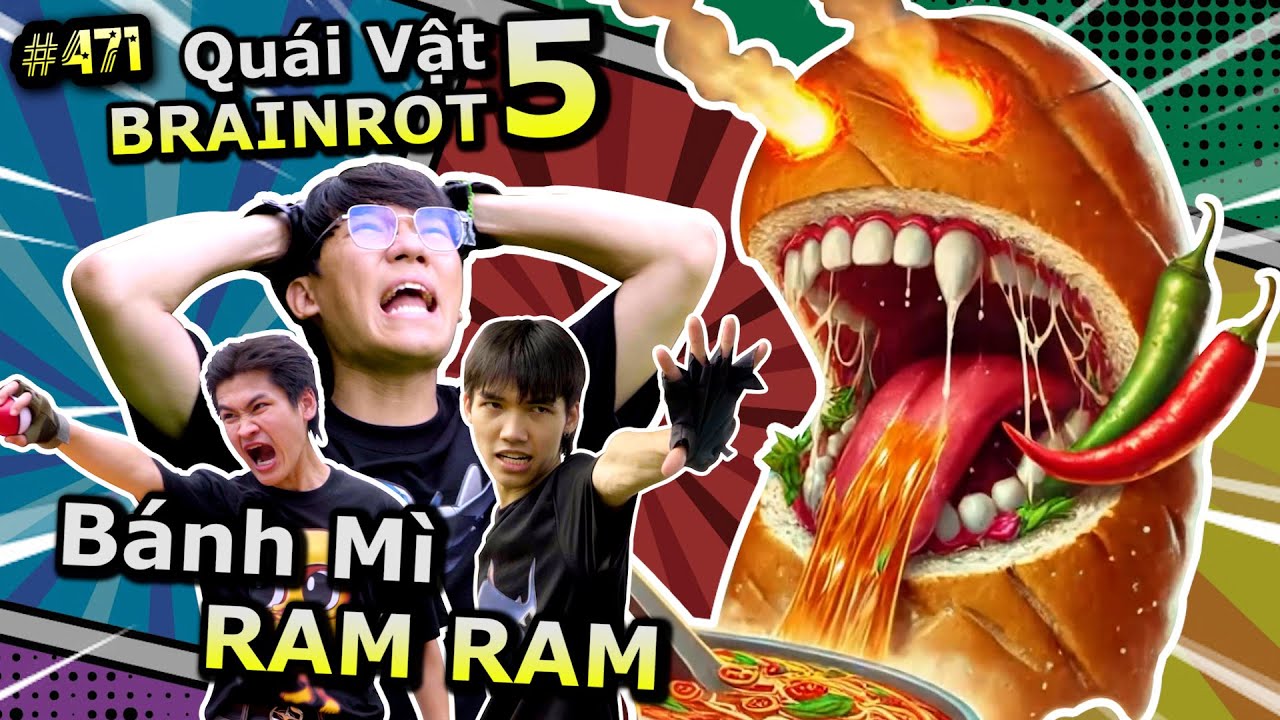 [VIDEO # 471] Quái Vật Brainrot 5: Quái Vật Bánh Ram Ram Huyền Thoại! | Vũ trụ Brainrot | Ping Lê