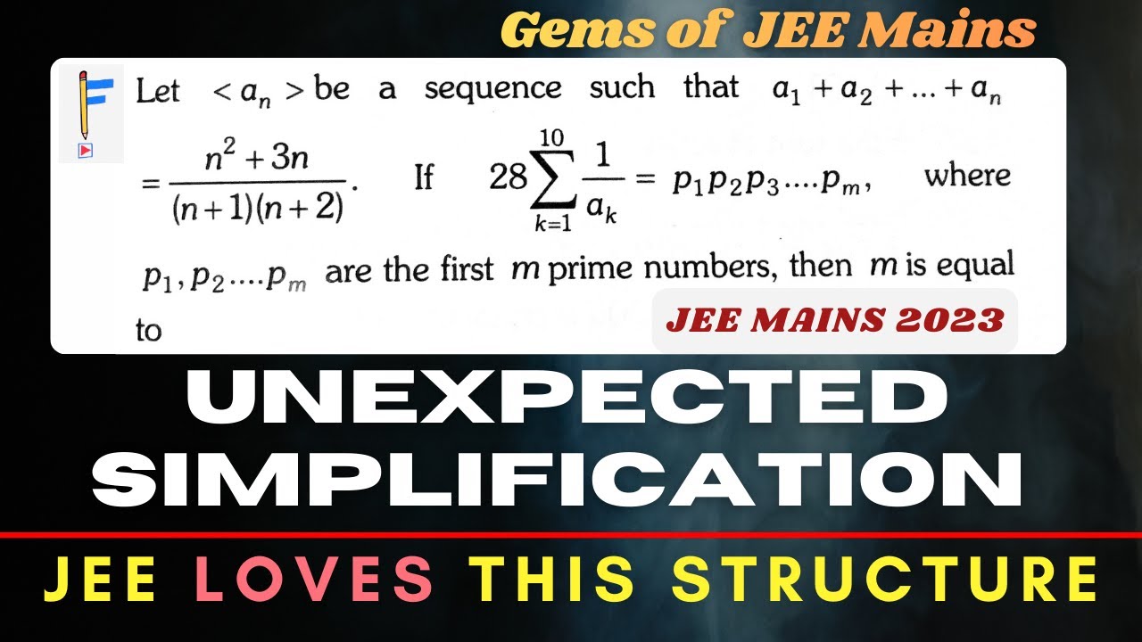 A Sequence & Series GEM &mdash; Clean Telescoping Trick
