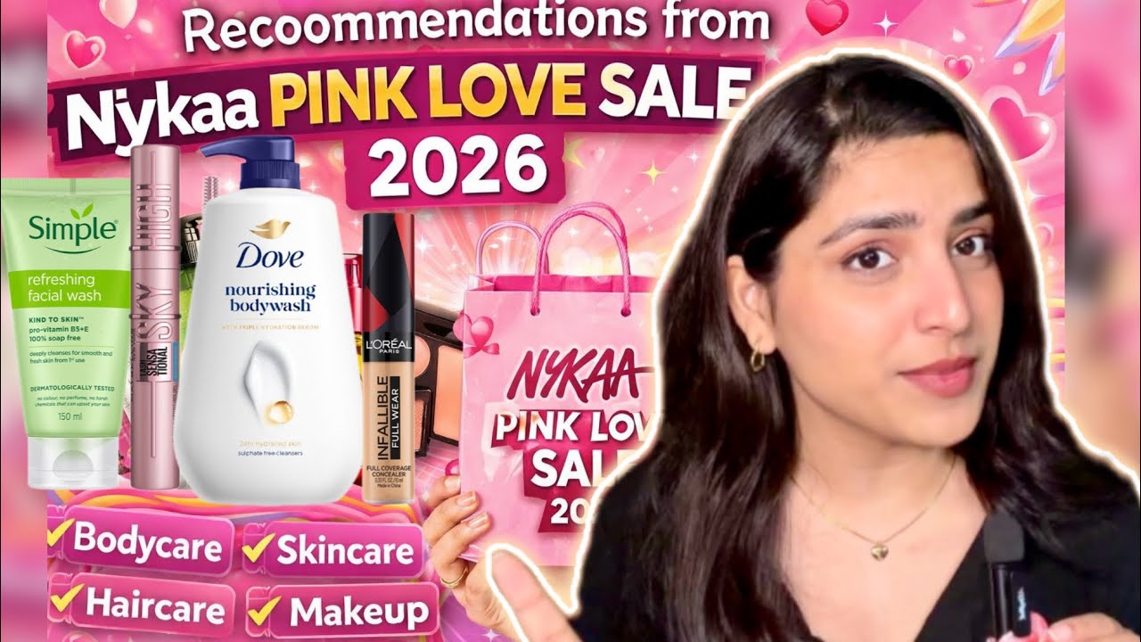 Nykaa Pink Love Sale Recommendations | Bodycare, Skincare, Haircare, Makeup | Best under Rs. 500 