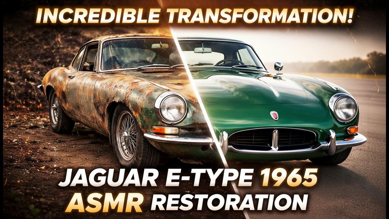 “ASMR Jaguar E-Type Series 1 1965 Full Restoration | From Abandoned Rust to Showroom Shine”