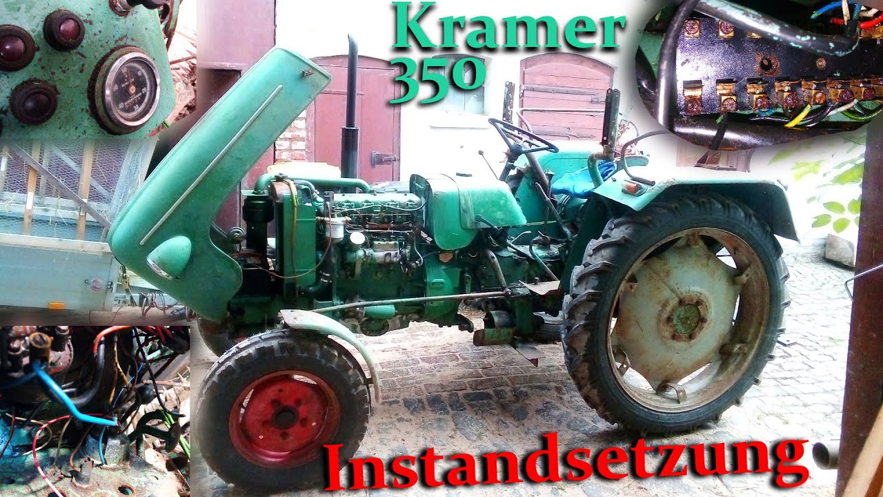 Elektrik repariert - Kramer 350 | TÜV-Vorbereitungen | 20 Jahre Standzeit!