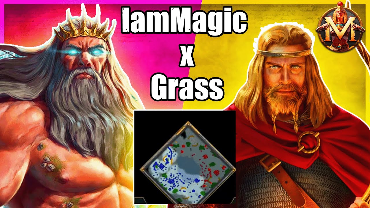 Age of Mythology Retold: IamMagic (Poseidon) vs. Grass (Freyr) - FPVOD