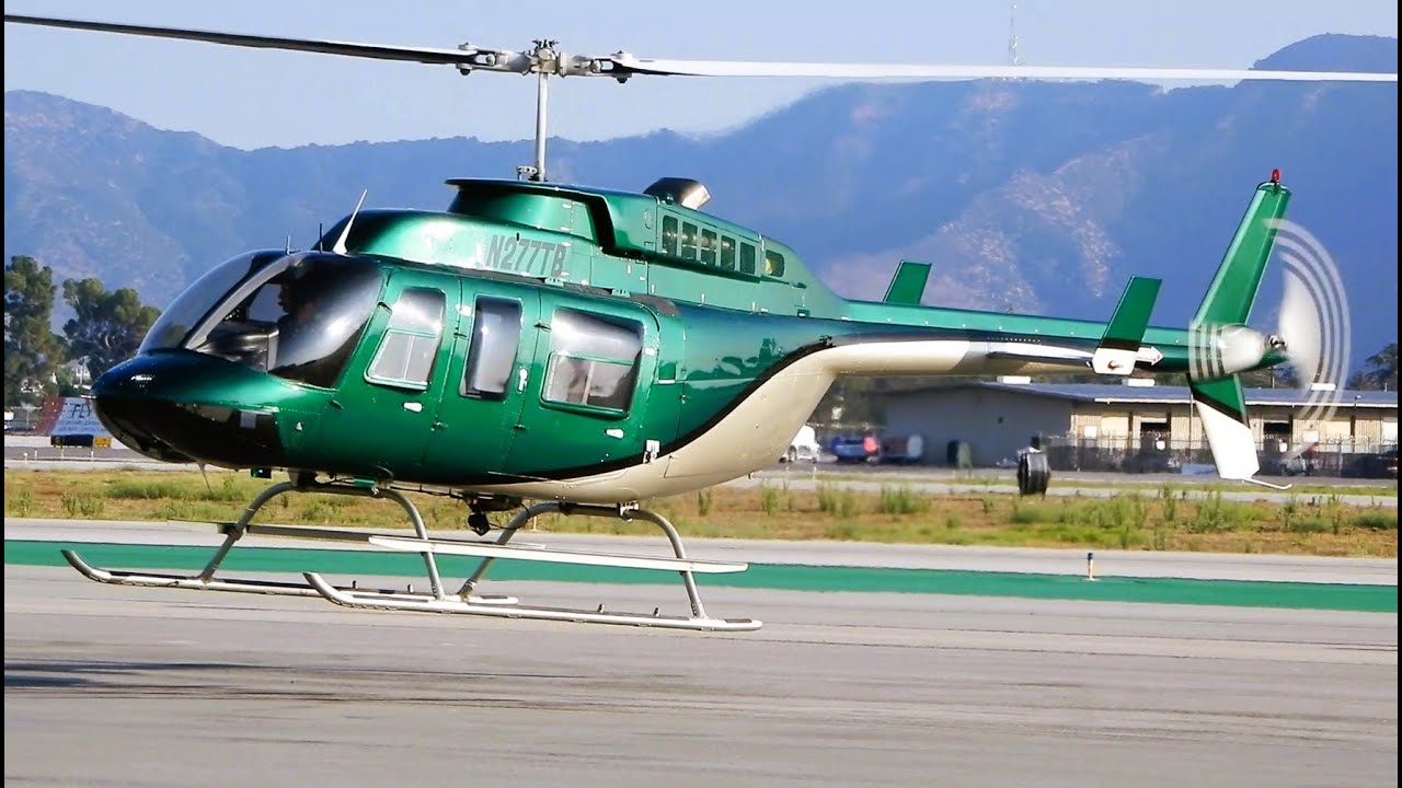 Bell 206 LongRanger Like Crash in Hudson River New York N216MH  Start-Up & Takeoff Helicopter N277TH