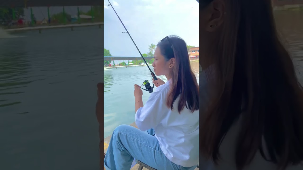 Mancing asik #beranda #memancing #hobbymancing