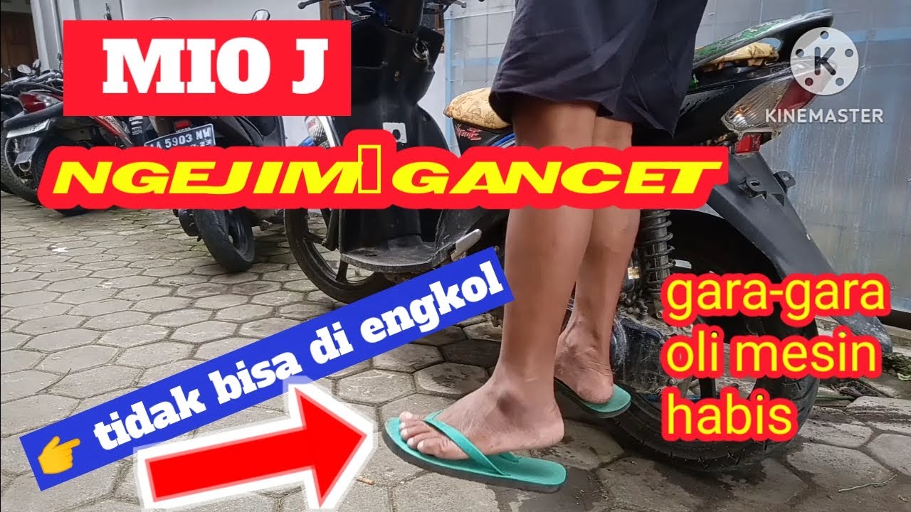 Cara Mudah Atasi Mio J Ngejim/macet,karena kehabisan oli