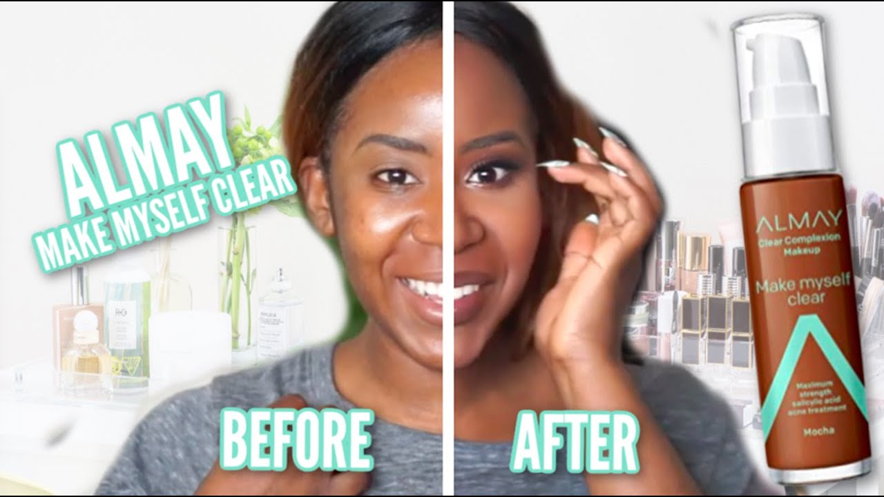 ALMAY MAKE MYSELF CLEAR FOUNDATION DEMO + REVIEW