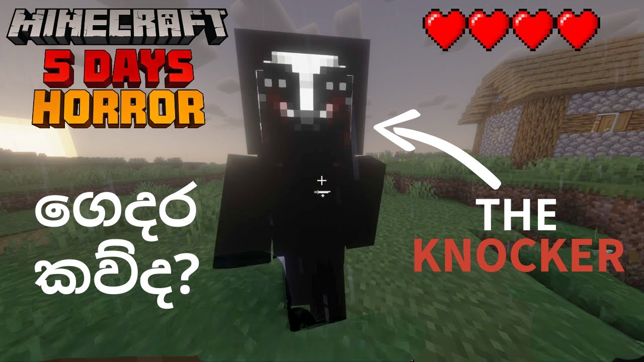 5 days with KNOCKER | Minecraft-sinhala gameplay @DRMaxWaveGaming