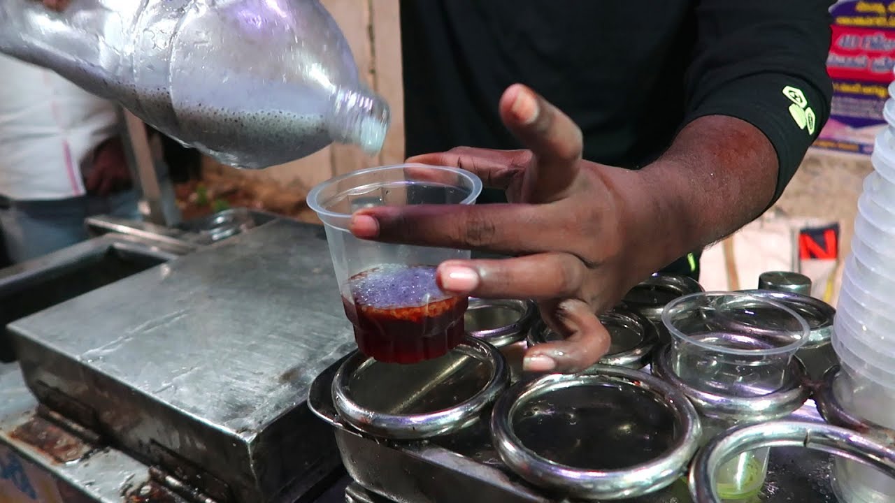 Sugandhi Soda | Ice Cream Soda | Evening street food at Ramkoti - Eluru | Eluru street food