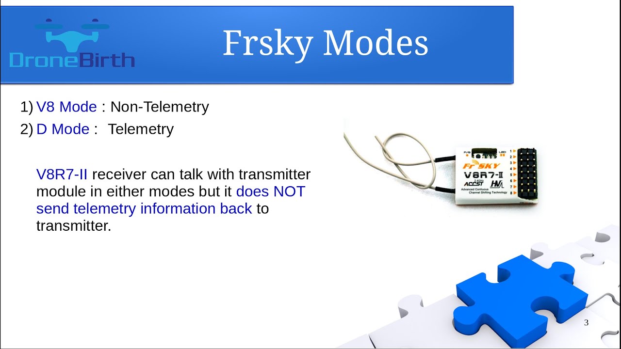 FrSky V8R7-II receiver binding