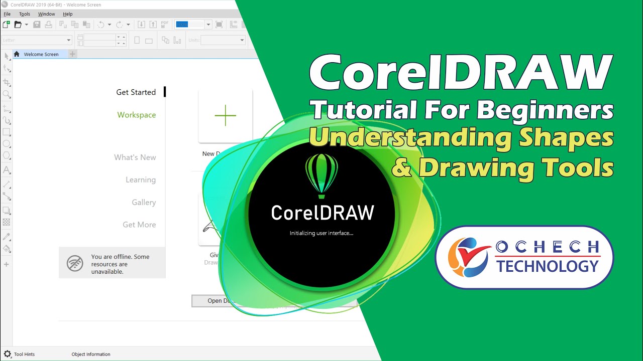 Lesson 3 – Understanding Shapes & Drawing Tools in CorelDRAW