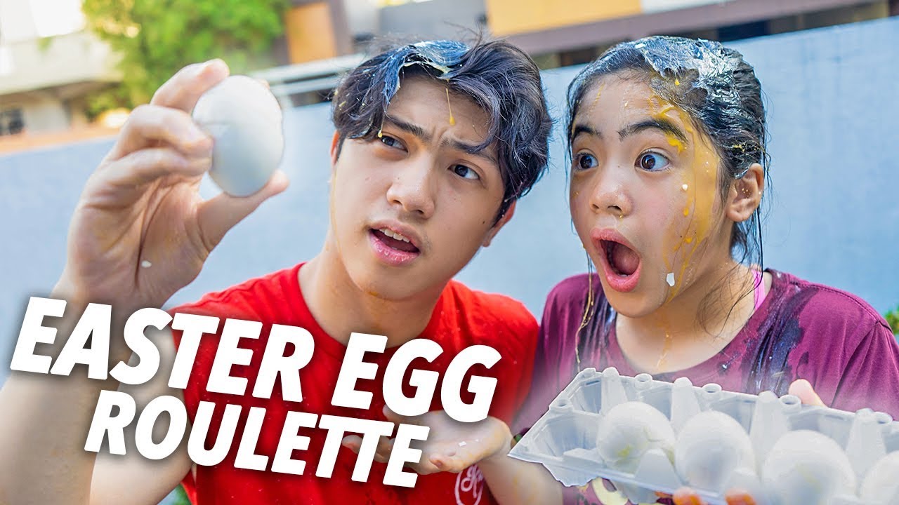 EASTER EGG ROULETTE CHALLENGE!! | Ranz and Niana