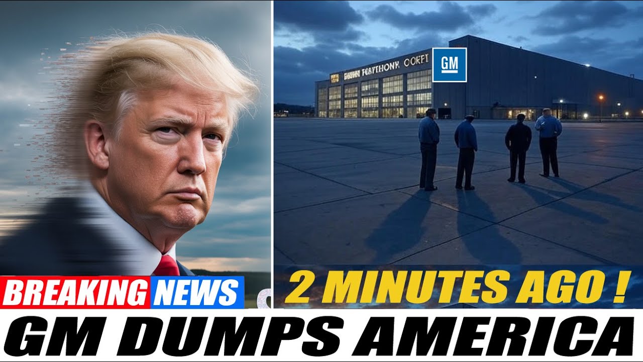 “Detroit in Crisis: GM Plant Shutdowns Spark Trump’s Fury as Auto Heartland Collapses”