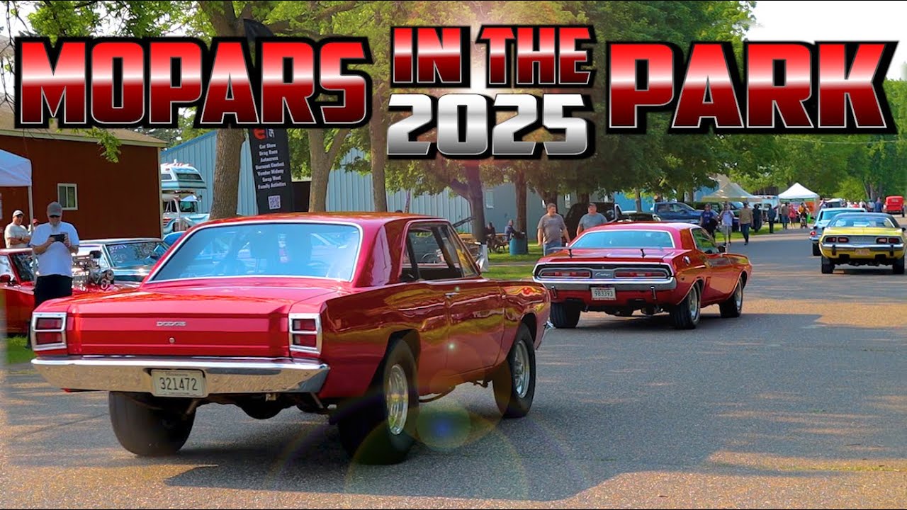 MASSIVE MOPAR CAR SHOW!!! Mopars in the Park 2025! Dodge, Plymouth,  Muscle Cars - Classic Cars. USA