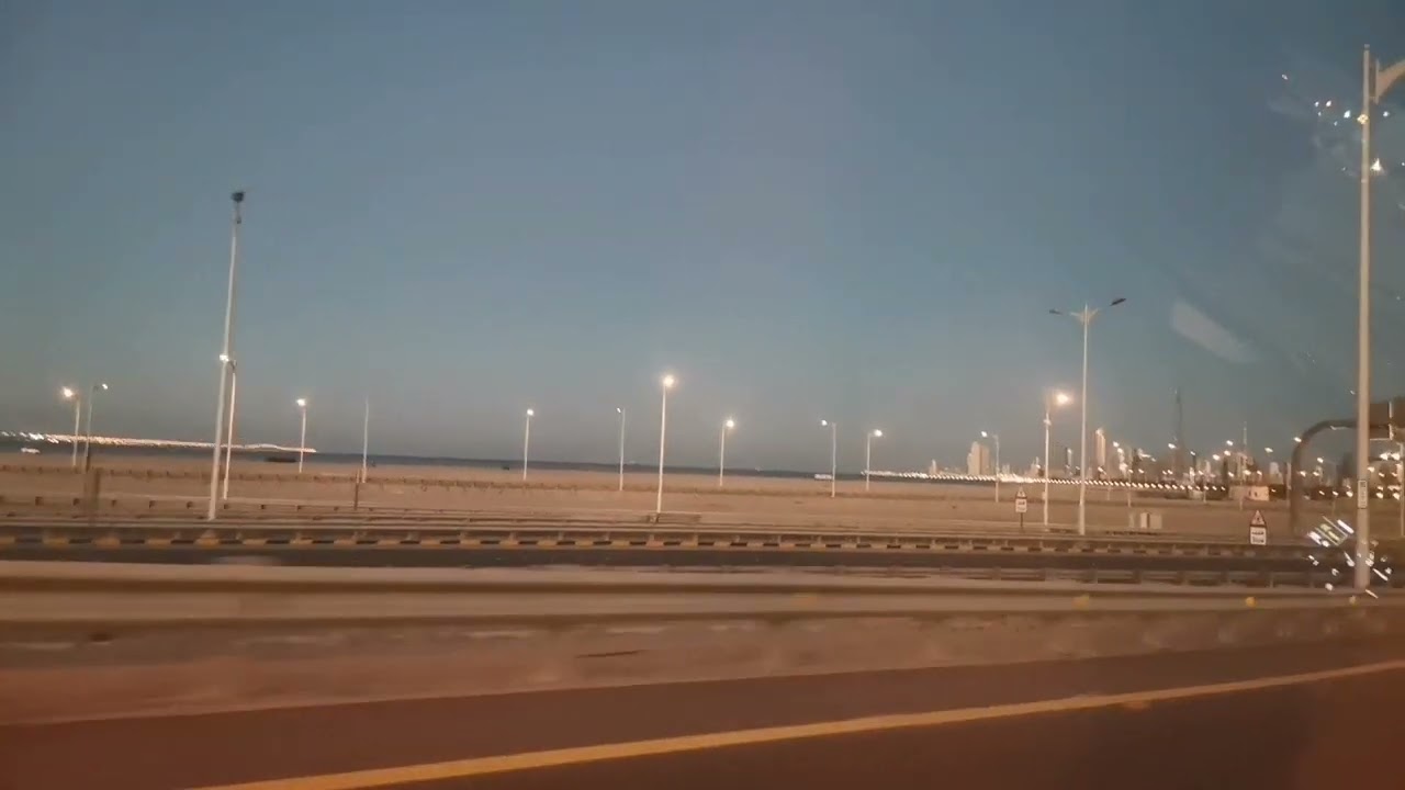 Road trip from Iraq boarder to kuwait city 😎