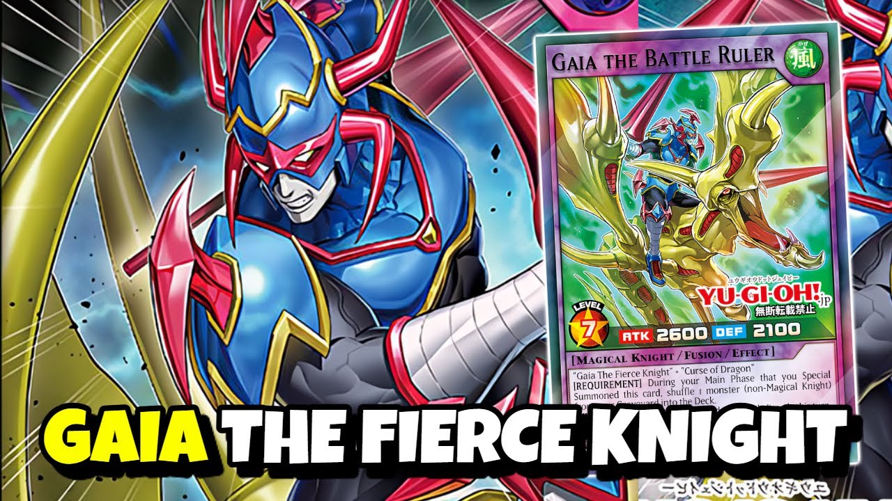 Gaia The Fierce Knight!!! Deck Profile - Yu-Gi-Oh Rush Duel - EDOPRO