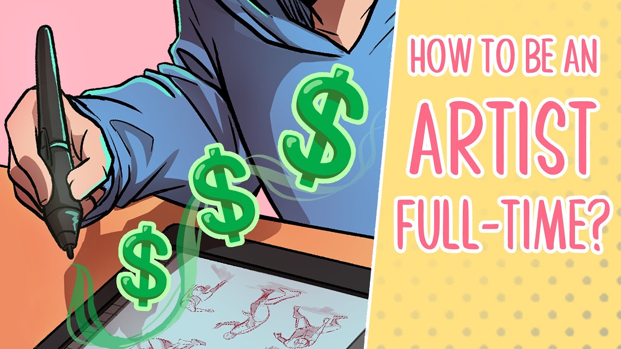 HOW TO turn ART into a FULL-TIME job? | Income sources for artists