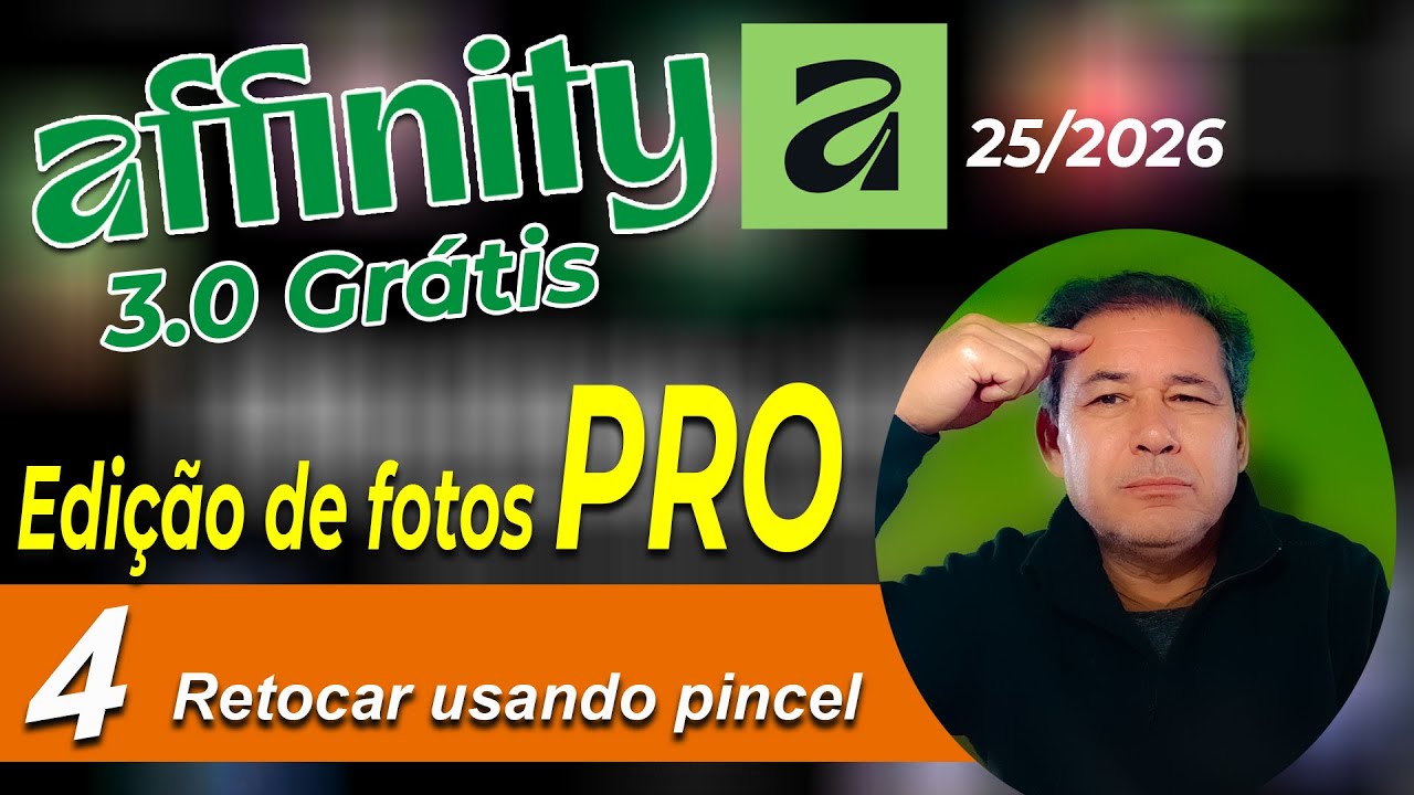 Afiinity gratuito, como fazer edição seletiva usando pincel