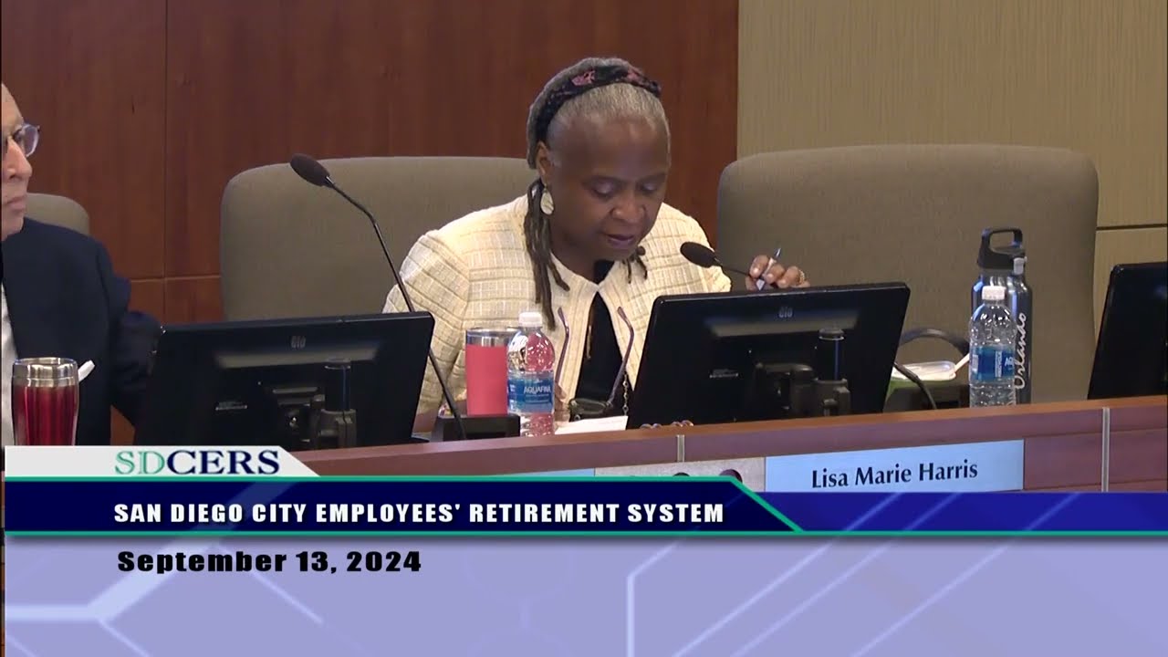 SDCERS Board of Administration Meeting September 13, 2024