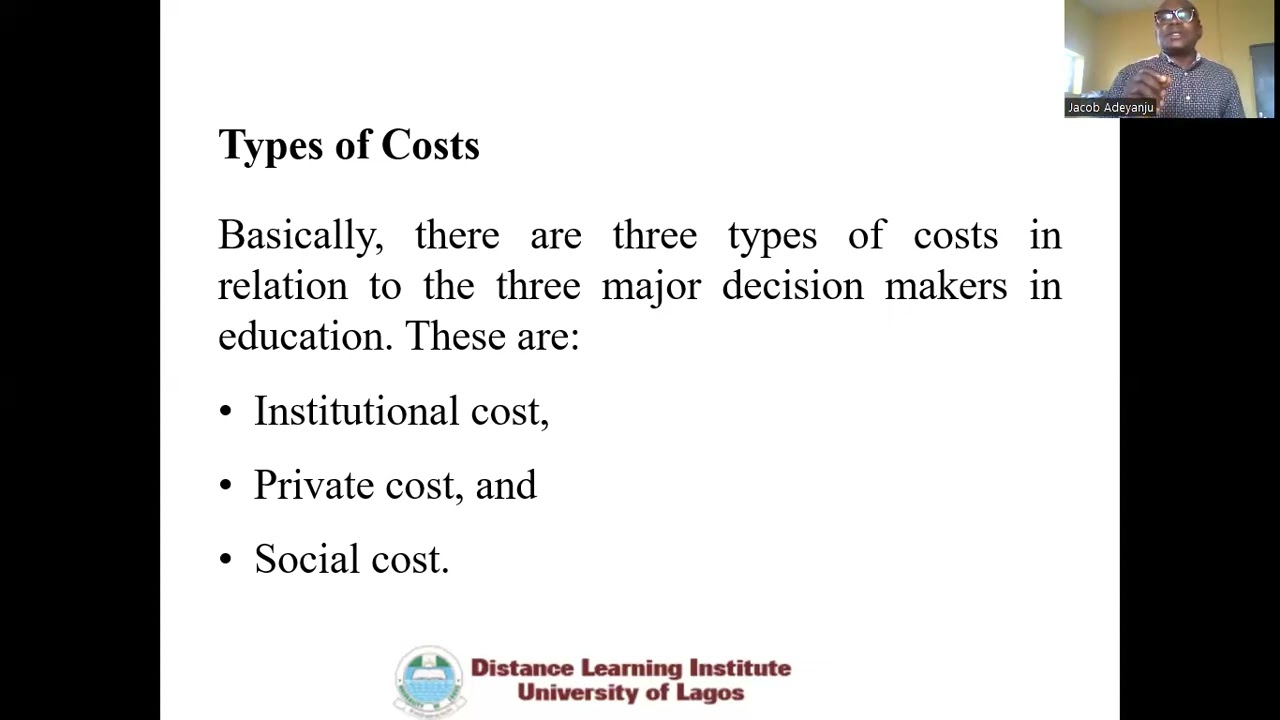 EDM 321 - Educational Costs and Financial Analysis