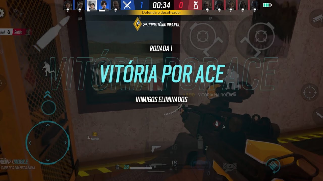 Partida pique final do invitational no bronze kkk (RAINBOW SIX MOBILE) 4º dia aprendendo a jogar R6