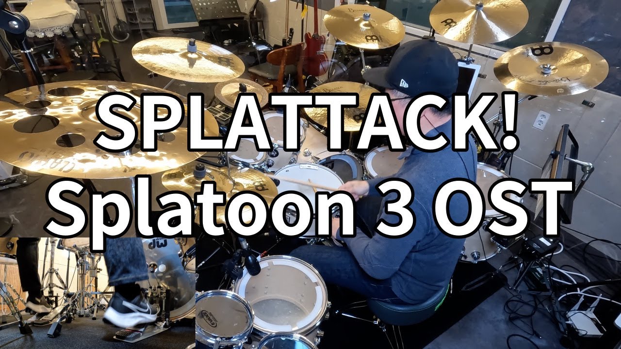 Splattack! Drum Cover - Splatoon 3 OST from Nintendo Switch(TM)