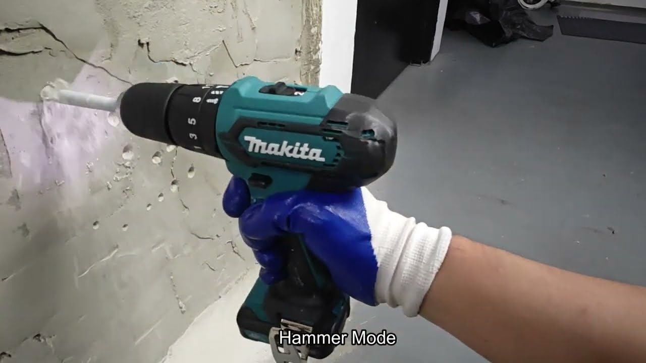 Makita HP333D 12v Hammer Drill Review (How To Use Demo)