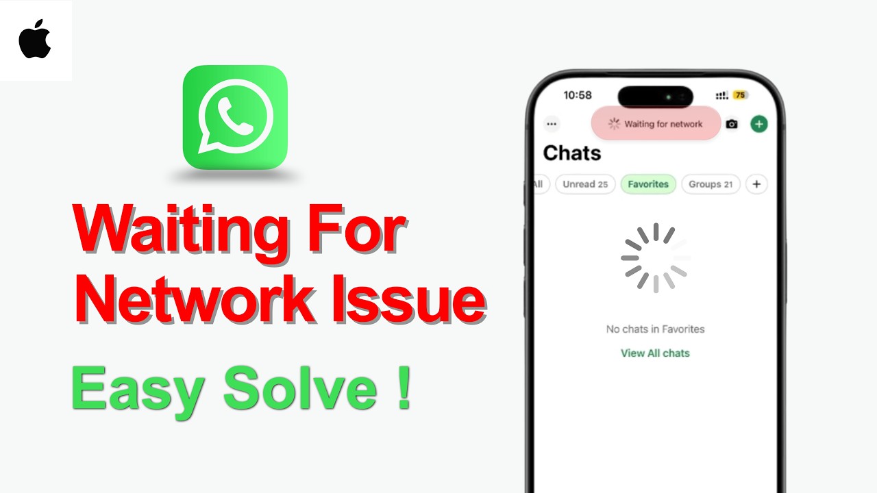 Solve WhatsApp Waiting for Network problem on iPhone | Whatsapp Waiting for Network Solved 2026