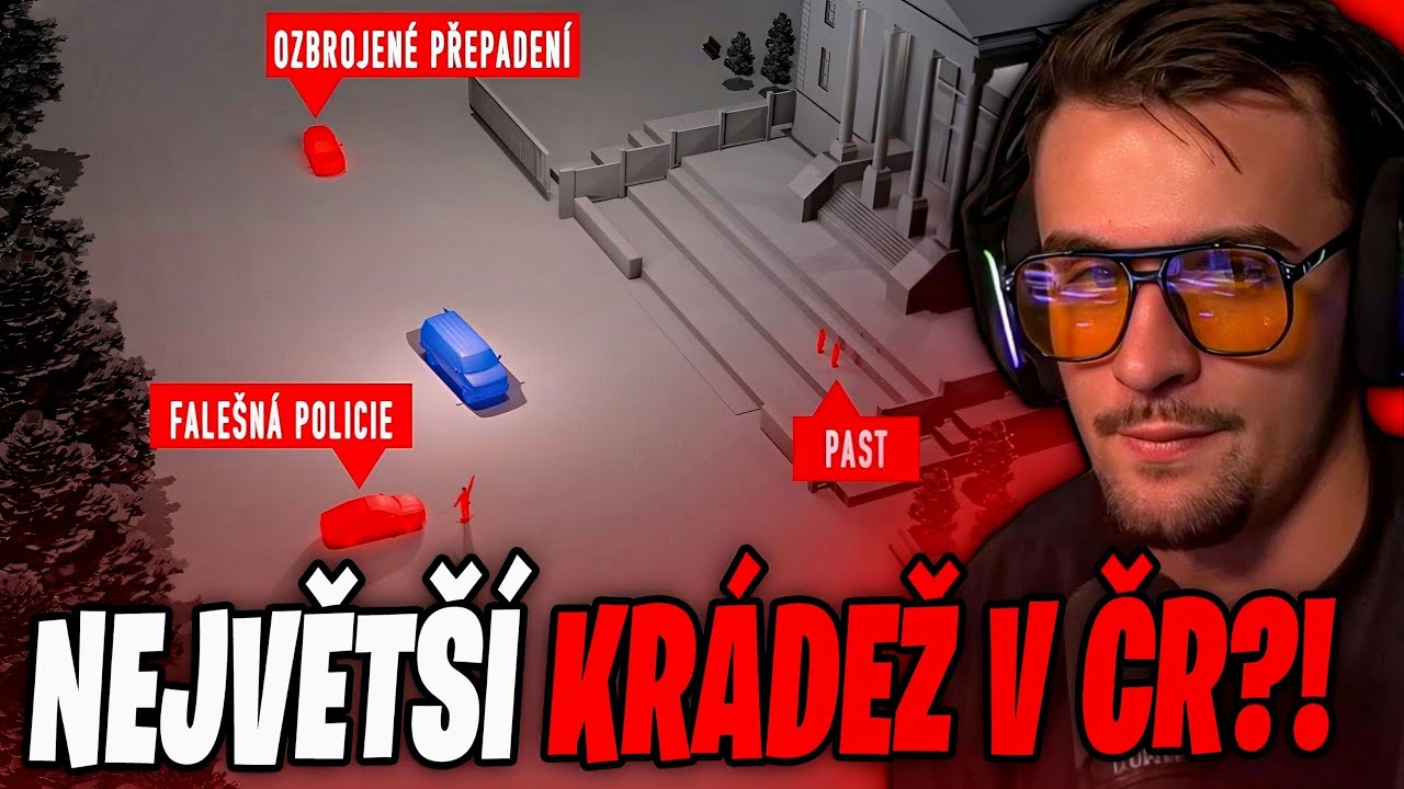 PŘEPADLI AUTO PŘI PŘEVOZU PENĚZ V ČESKU..