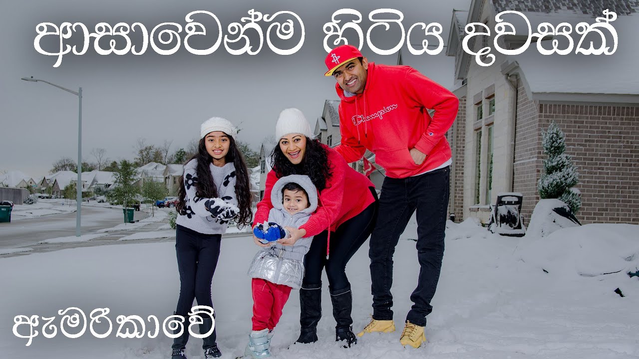 කවදාවත් මෙහෙම දවසක් එයි කියලා හිතුවේ නෑ|| මුලු City එකම වැහිලා ගියා || A Snow Day In Our Life ☃️🥶