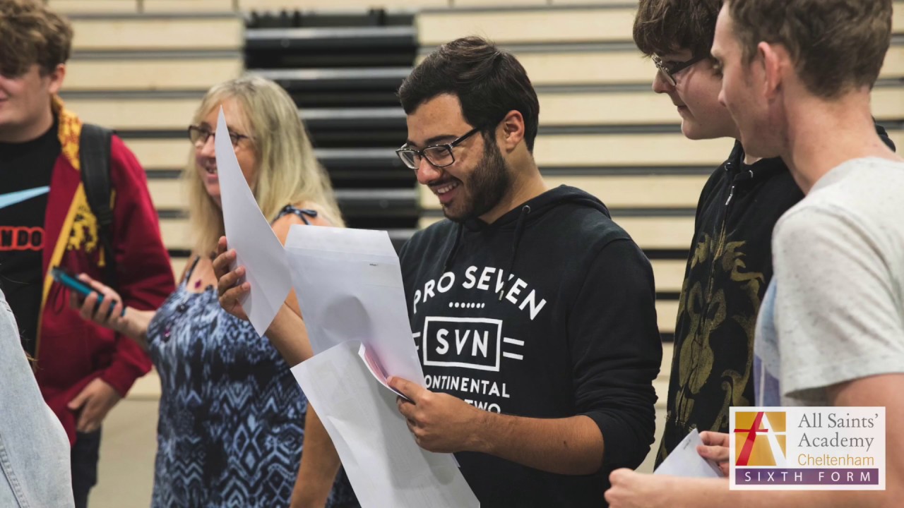 2018 A Level Results Day at All Saints' Academy