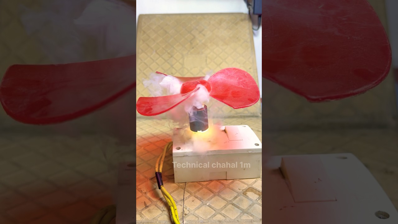 ⚡️crazy experiment 12v motor vs 220 electricity #experiment #electrical #science