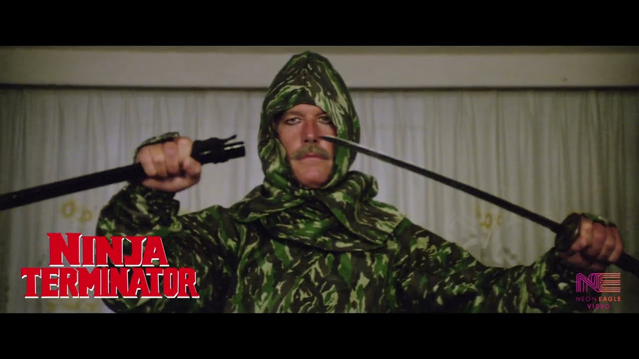 Ninja Terminator (1984) Neon Eagle Video Blu-ray promo trailer