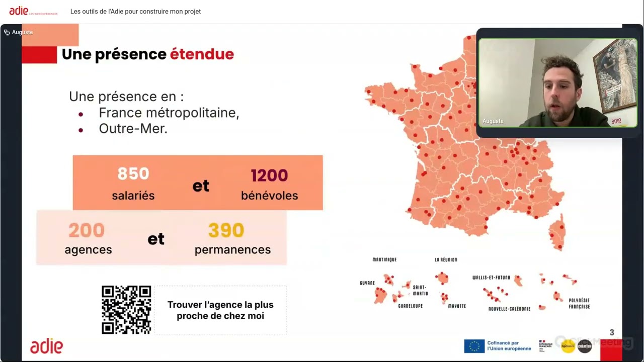 Webconférence de l'Adie : Les outils pour construire mon projet
