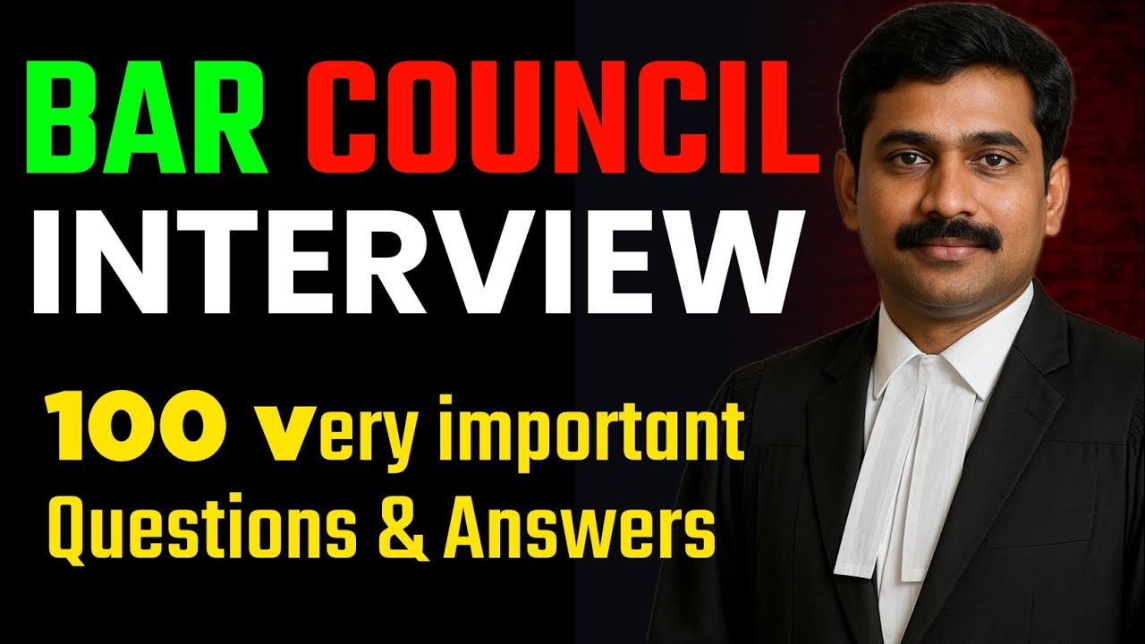 Bar Council Interview questions and Answers | 