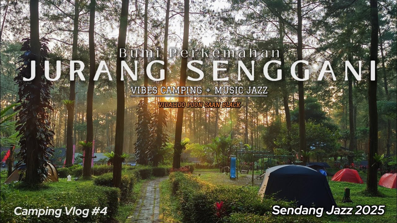 Sensasi camping keluarga sambil nonton music jazz I Buper Jurang Senggani + Sendang Jazz 2025