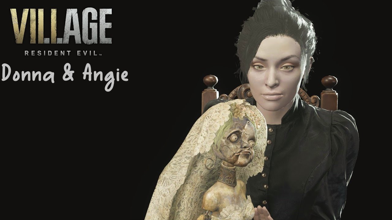 Donna Beneviento & Angie Facial Animations in Model Viewer - Resident Evil 8 Mod