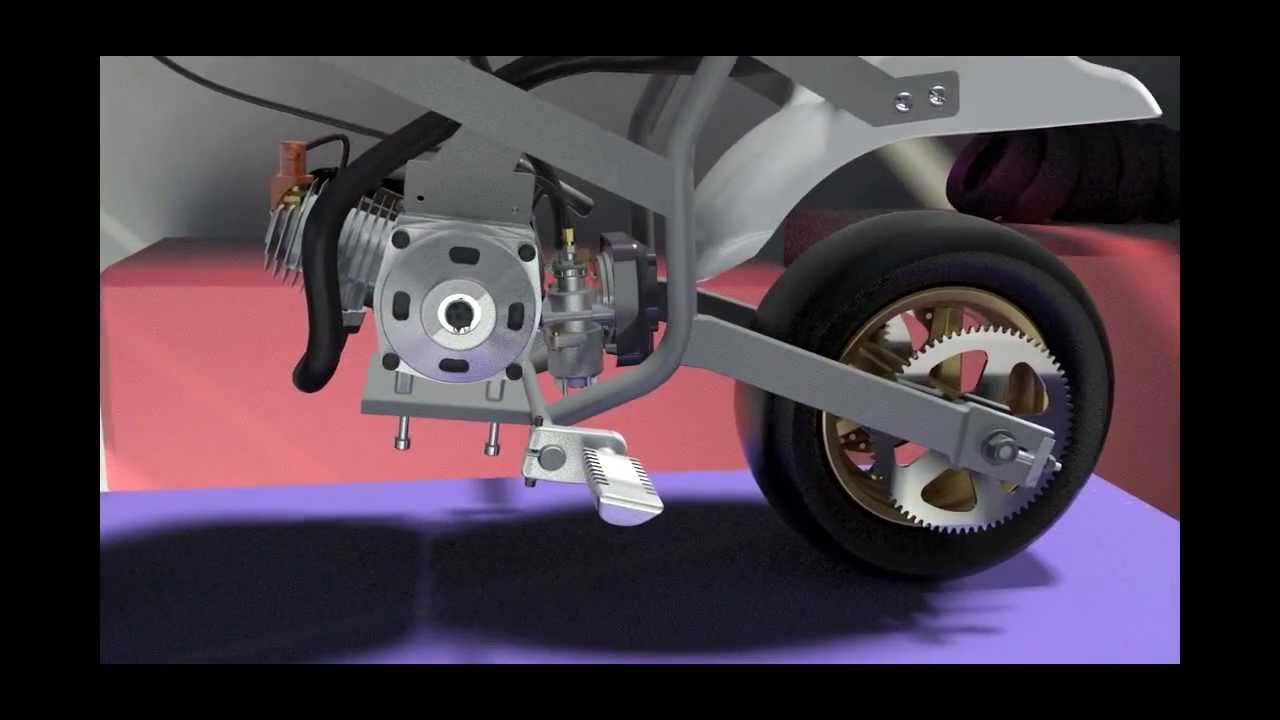 Modelado y simulación del funcionamiento y ensamblaje de una mini moto