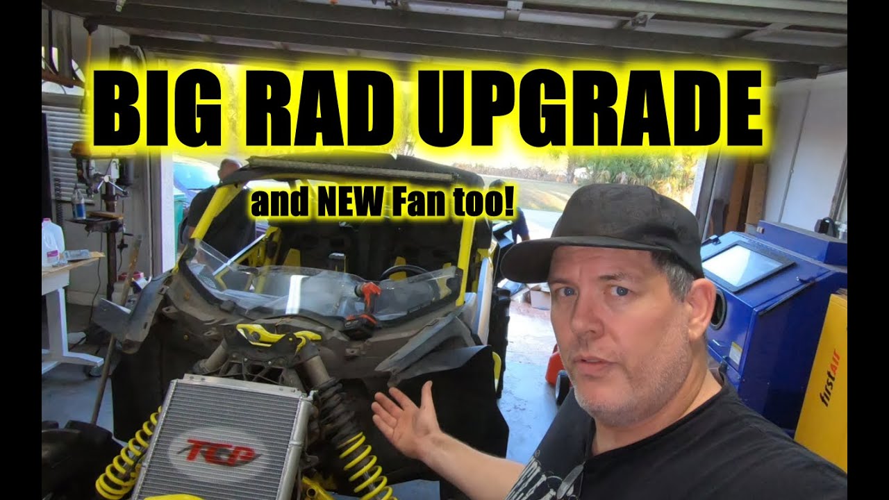 BIG New TCP Radiator Install- Can Am X3  Mudder Edition