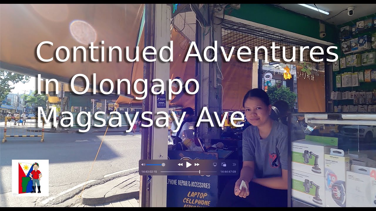 vlog #348 The Adventures in Olongapo Continue with a walk up Magsaysay Drive.