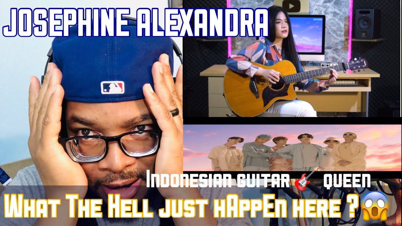 (BTS) Dynamite - Fingerstyle Guitar Cover | Josephine Alexandra - REACTION (INDO SUBTITLES)