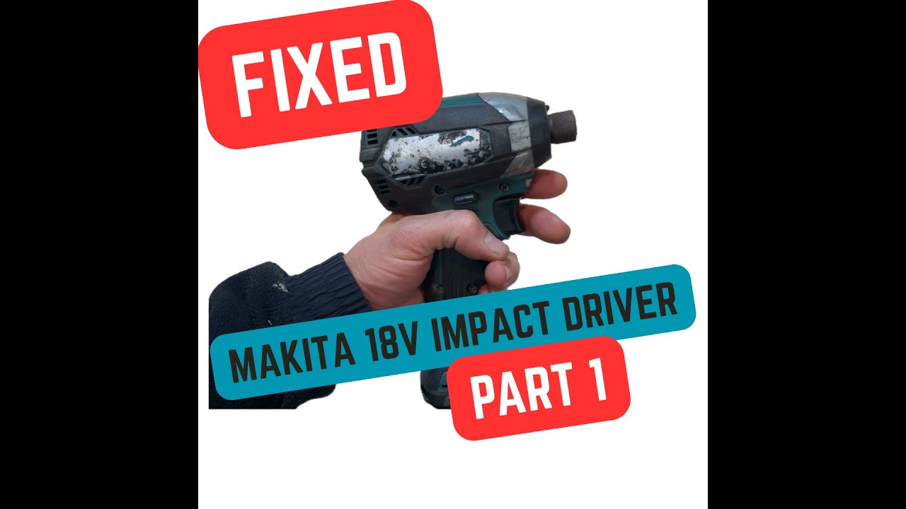 Ремонт ударного шуруповерта Makita DTD153 (Часть 1) — Диагностика, разборка и самодельный съемник.