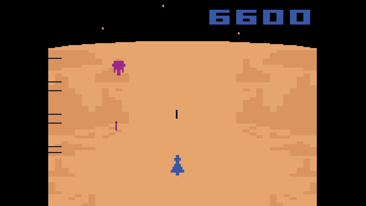 Spacechase Longplay (Atari 2600 Game) - Warning: Contains Flashing Lights